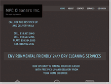 Tablet Screenshot of mpccleaners.com